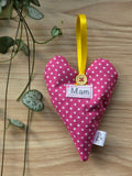 Personalised Lavender Hearts