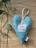Personalised Lavender Hearts