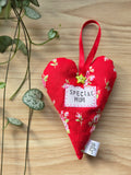 Personalised Lavender Hearts