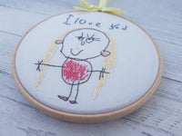 Hand Embroidered children's art