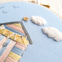 6" Beach Hut - Custom/Bespoke Hoop Art Gallery