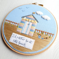 6" Beach Hut - Custom/Bespoke Hoop Art Gallery