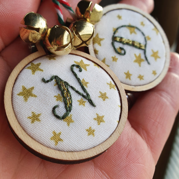 Mini Monogram Christmas Decorations