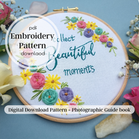 Roses ~ PDF Embroidery Pattern Download