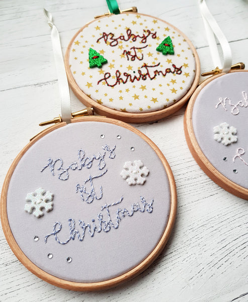 Babys First Christmas - Tree Ornament - Personalised