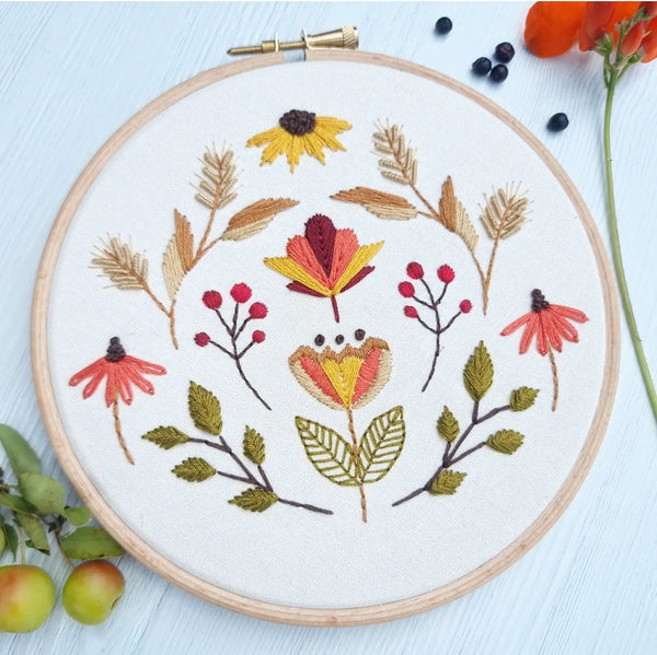 Season in Symmetry - Hand Embroidery Kit