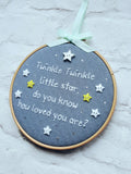 6" Twinkle Twinkle - Nursery Decor Children's Bedroom