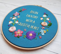 8" Grateful Heart - Custom/Bespoke Hoop Art Gallery